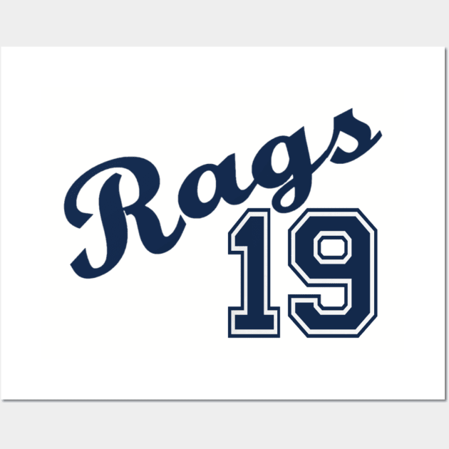 Rags 19 Design Wall Art by Bleeding Yankee Blue